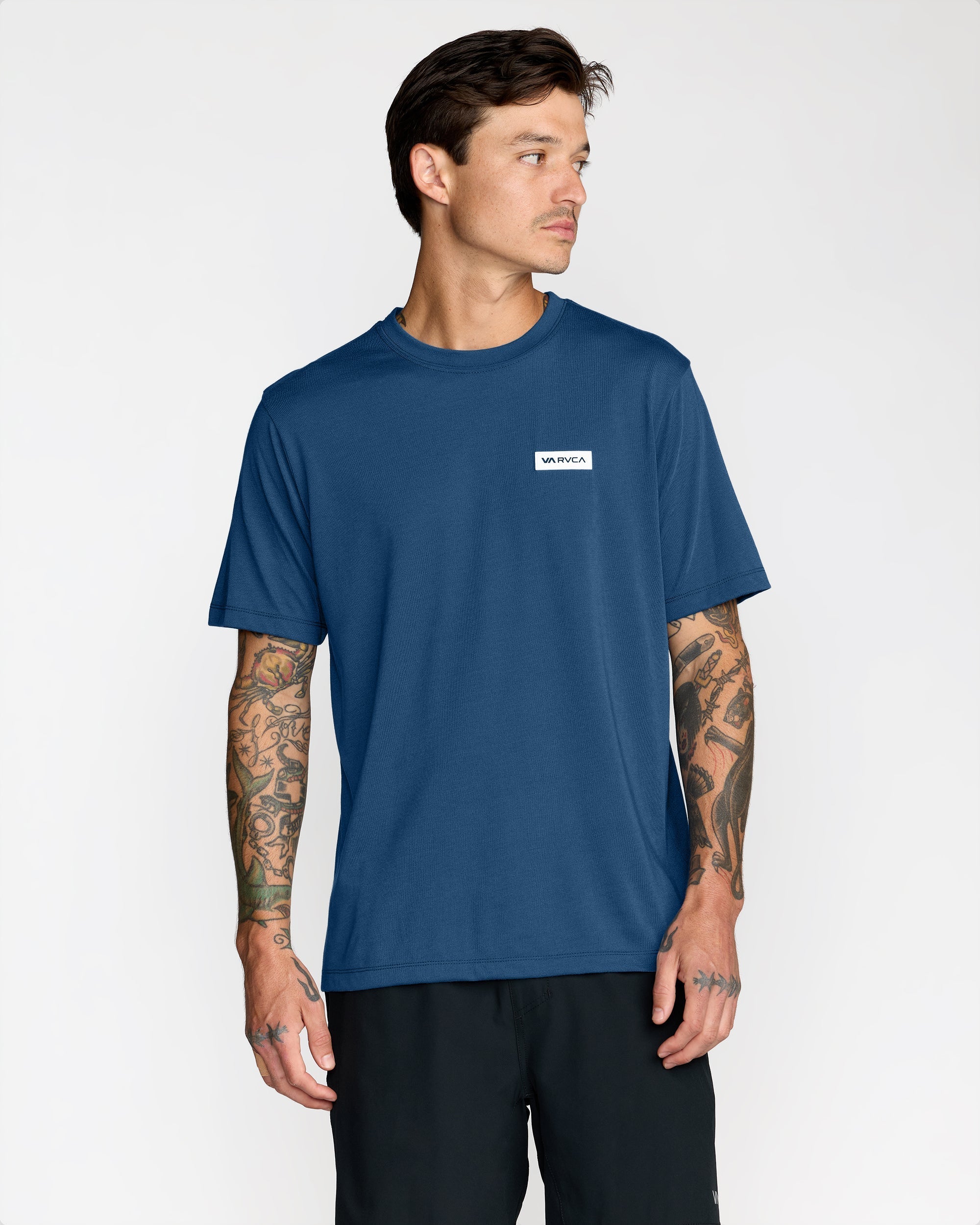 Icon Short Sleeve Tee - Dark Denim | RVCA sale