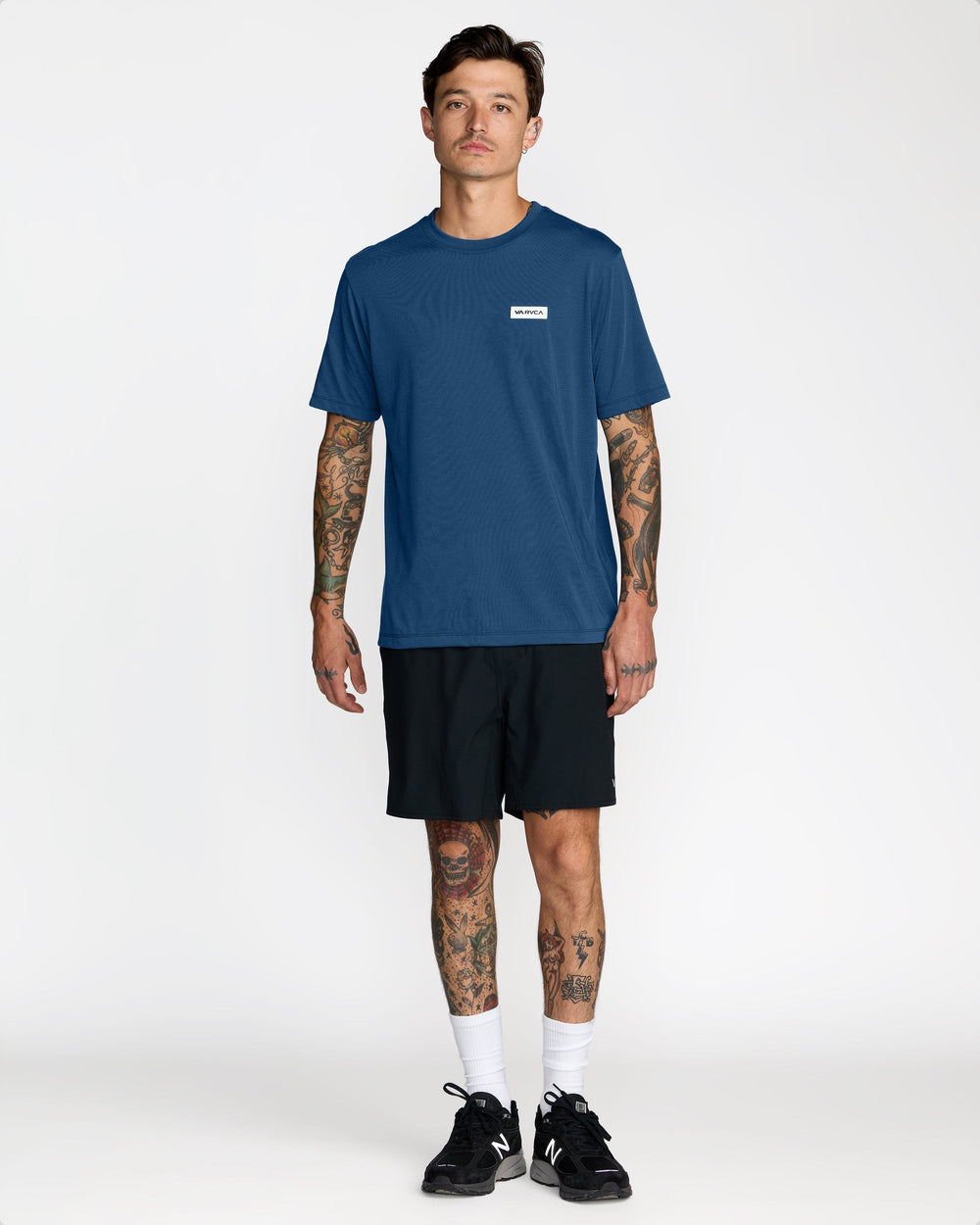 Icon Short Sleeve Tee - Dark Denim | RVCA sale