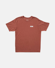 Icon Short Sleeve Tee - Dusty Red | RVCA online