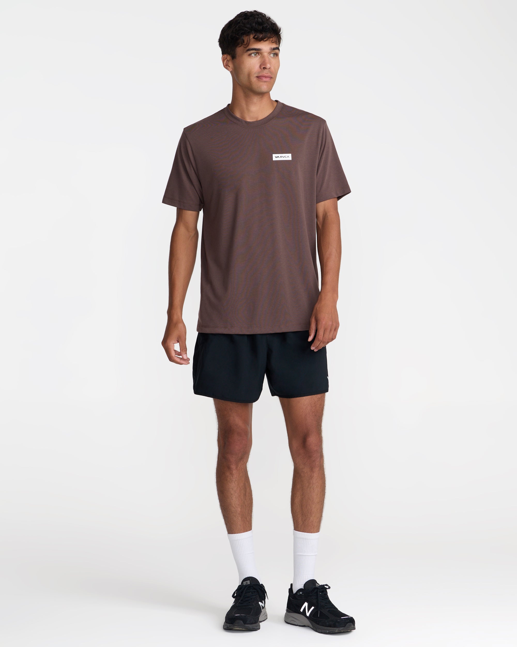 Icon Short Sleeve Tee - Mocha | RVCA near me