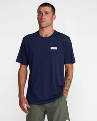 Icon Short Sleeve Tee - Navy Marine | RVCA online