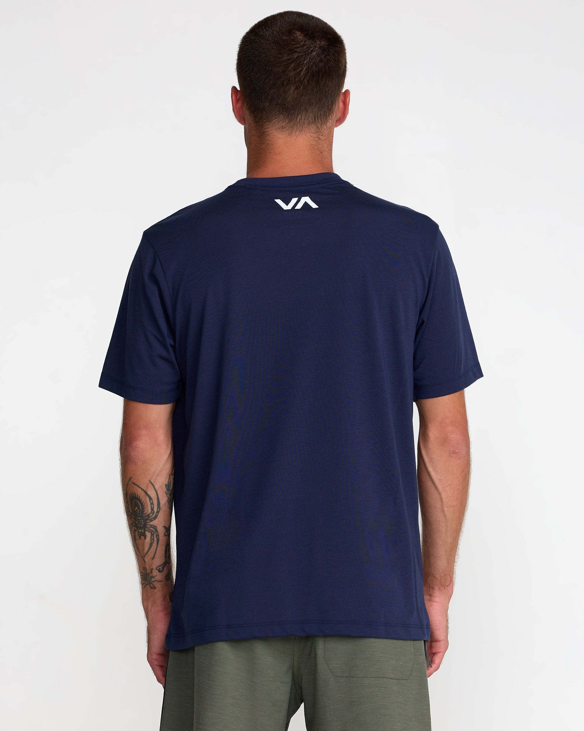Icon Short Sleeve Tee - Navy Marine | RVCA online
