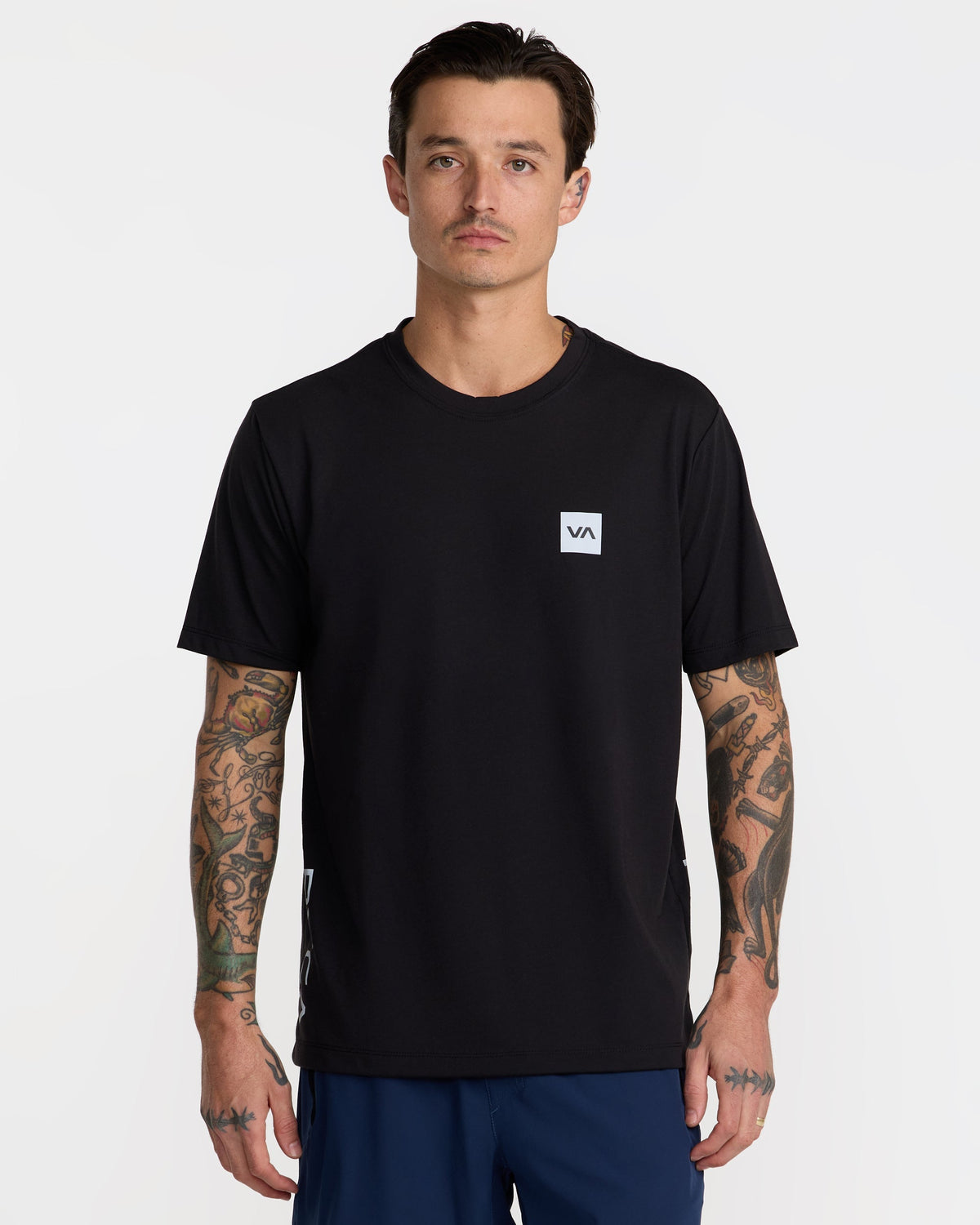 RVCA 2X Short Sleeve Tee - Black | RVCA for sale