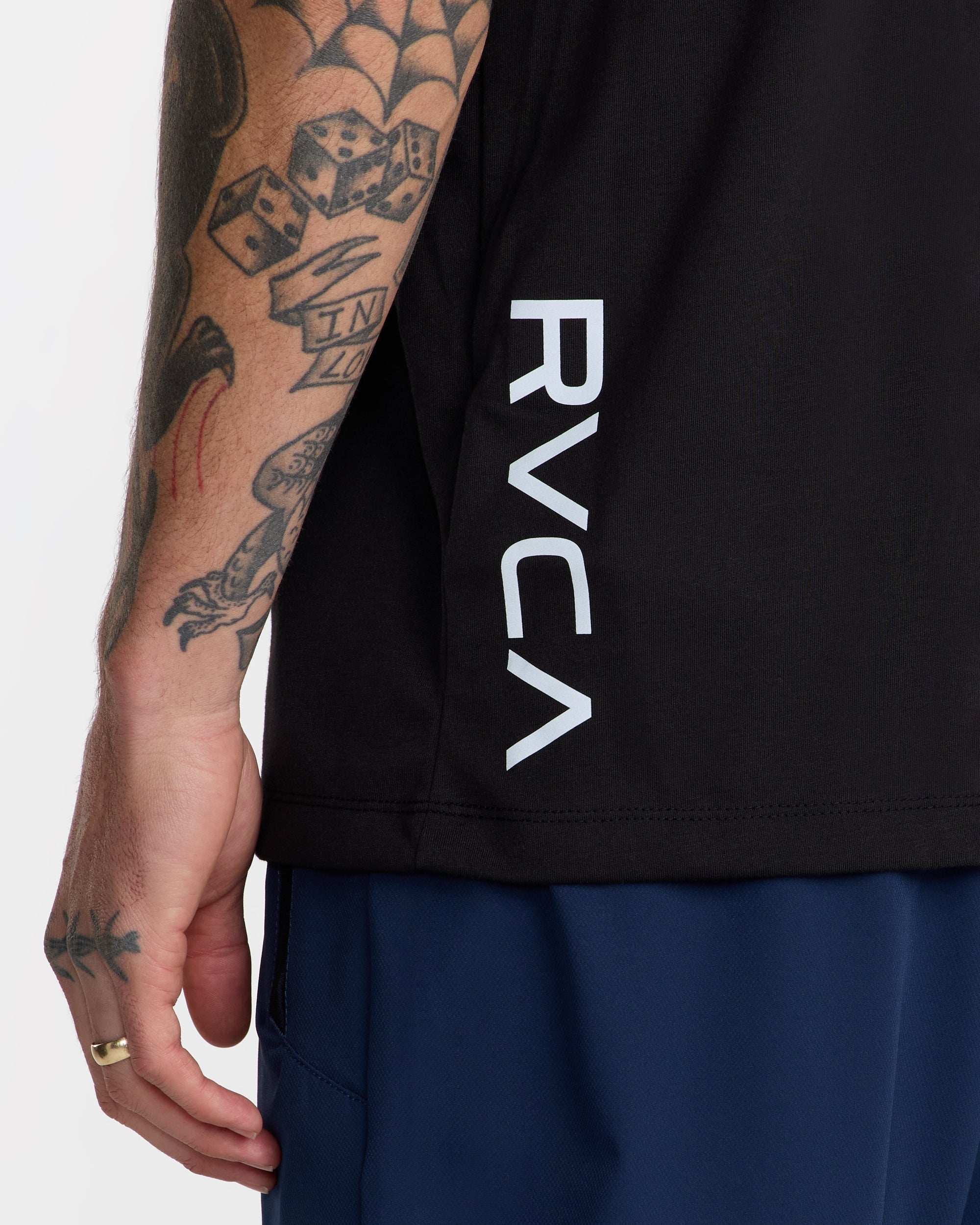 RVCA 2X Short Sleeve Tee - Black | RVCA for sale