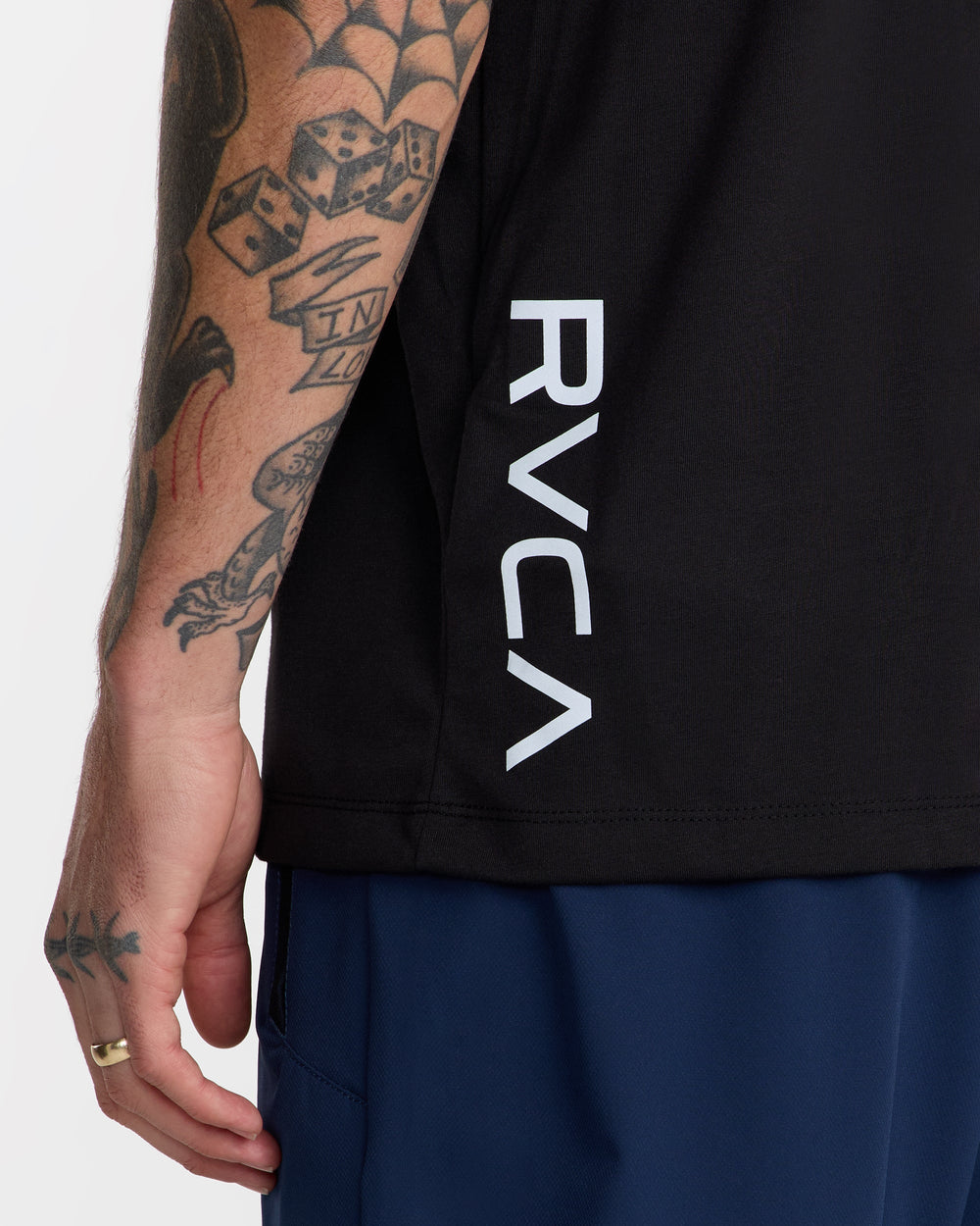 RVCA 2X Short Sleeve Tee - Black | RVCA for sale