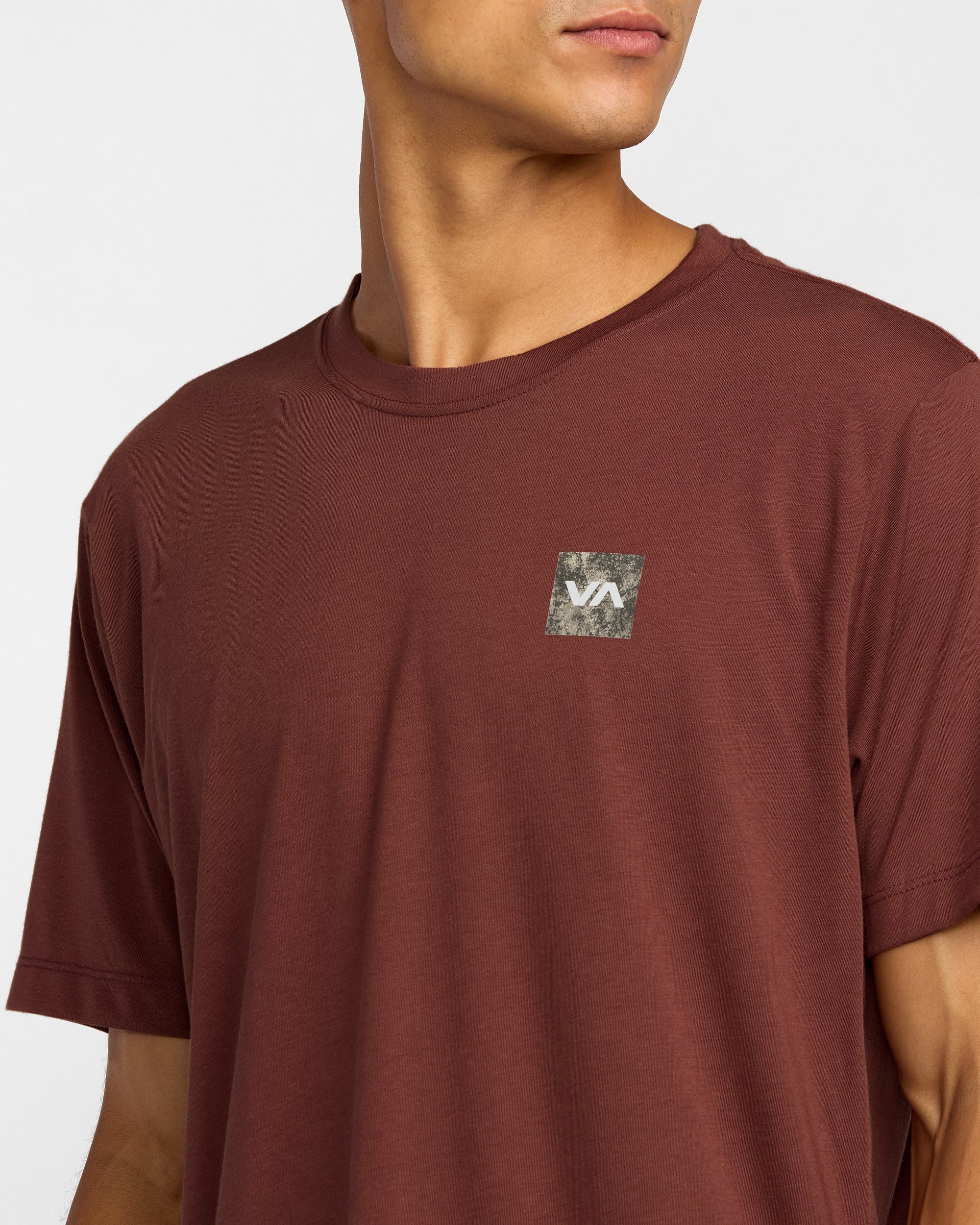 RVCA 2X Short Sleeve Tee - Red Earth | RVCA on sale