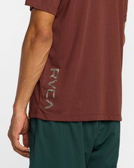 RVCA 2X Short Sleeve Tee - Red Earth | RVCA on sale