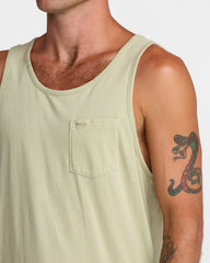 PTC Pigment Tank - Light Olive | RVCA outlet