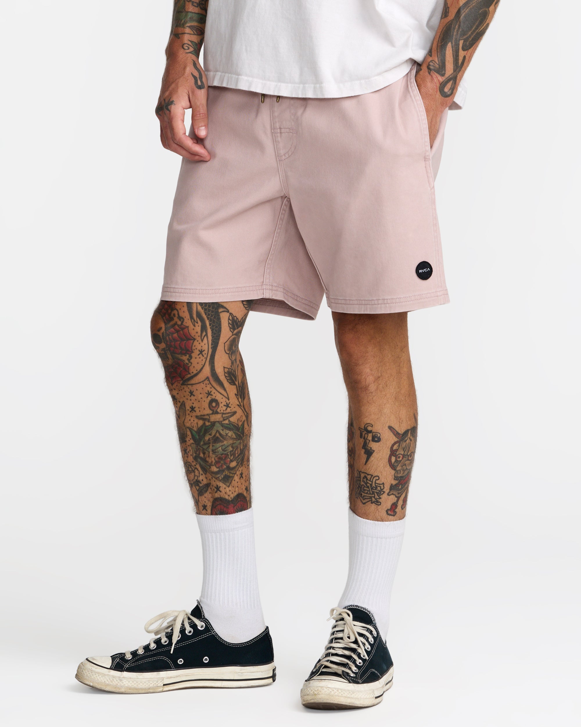Escape Elastic Shorts - Pale Mauve | RVCA outlet