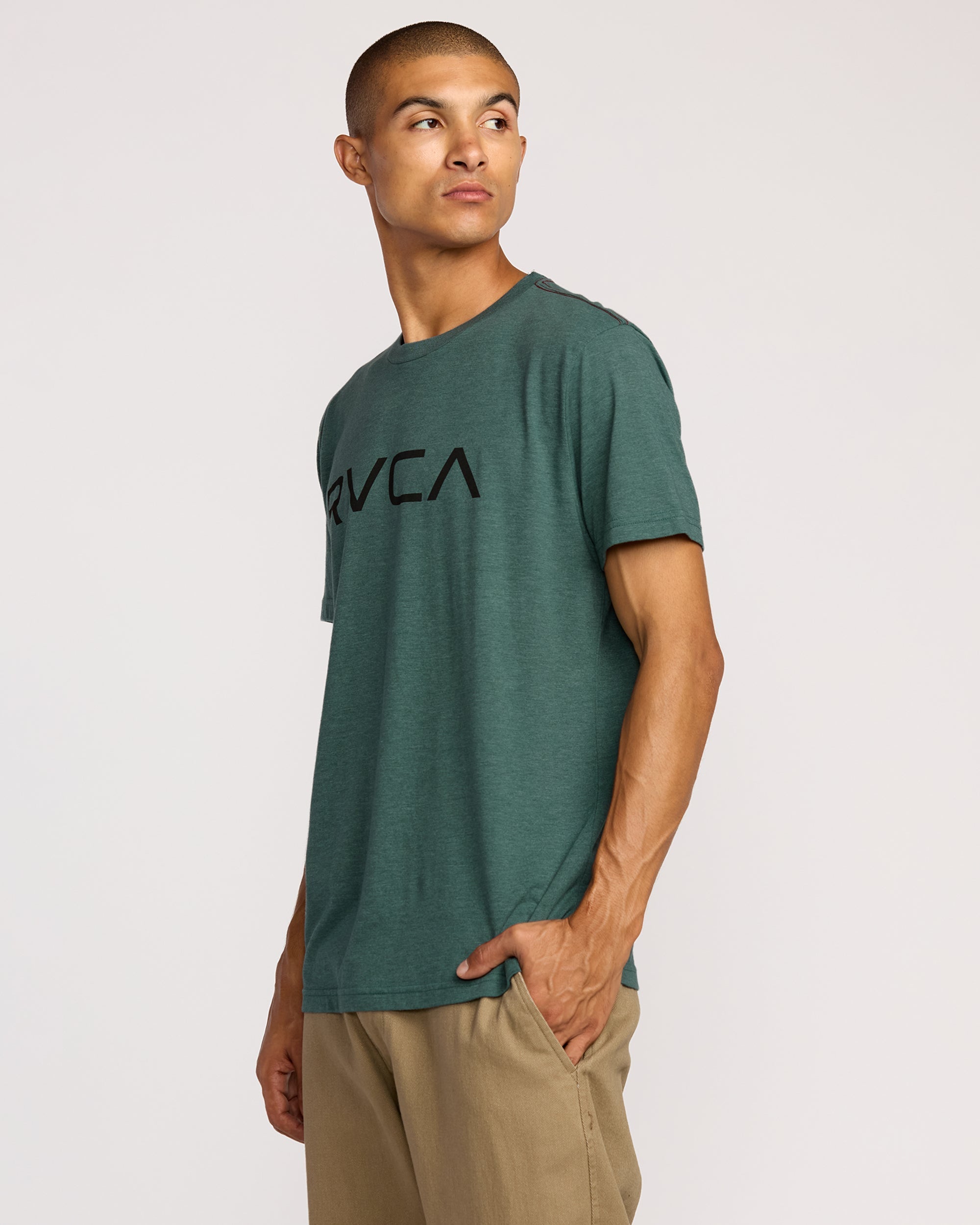 Big RVCA Short Sleeve Tee - Balsam Green | RVCA sale
