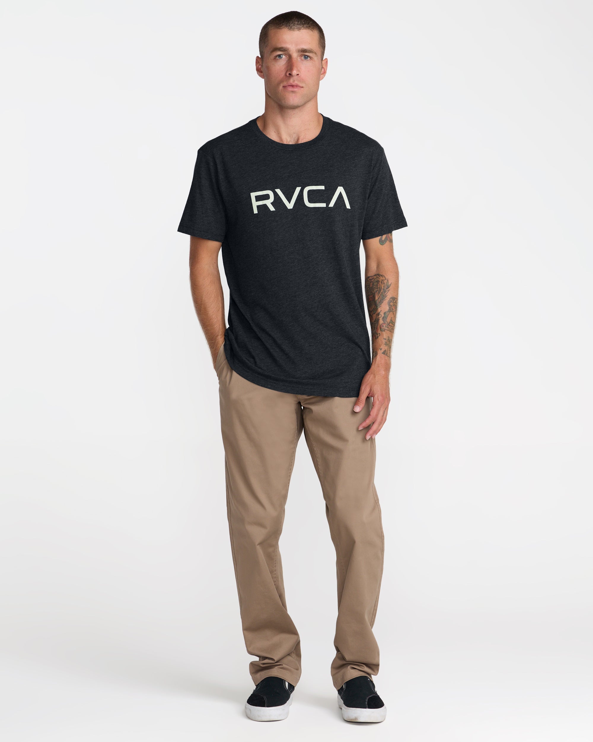 Big RVCA Short Sleeve Tee - Black | RVCA US