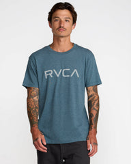Big RVCA Short Sleeve Tee - Duck Blue | RVCA near me