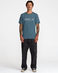 Big RVCA Short Sleeve Tee - Duck Blue | RVCA near me