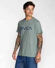 Big RVCA Short Sleeve Tee - Lead | RVCA on sale