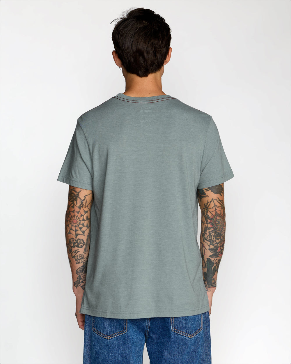 Big RVCA Short Sleeve Tee - Lead | RVCA on sale