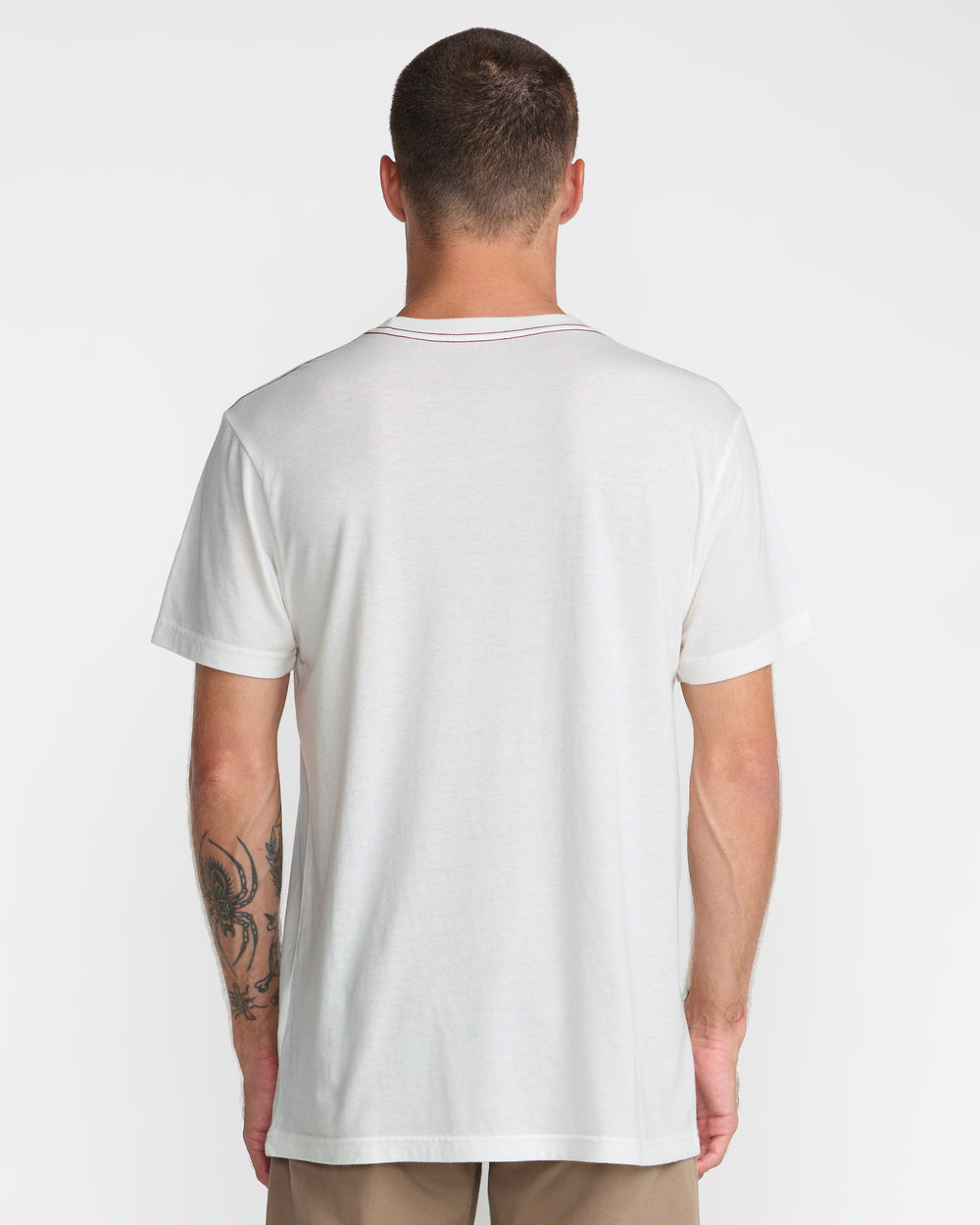 Big RVCA Short Sleeve Tee - Antique White | RVCA on sale