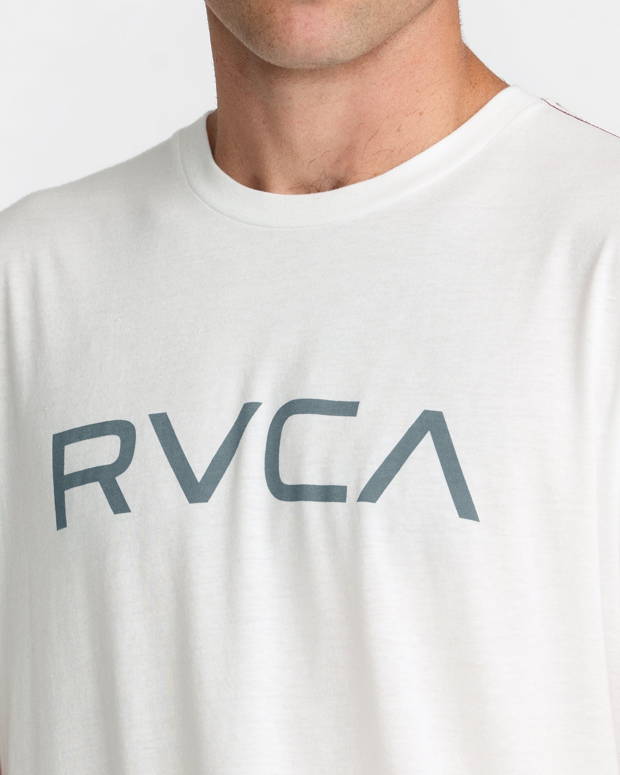 Big RVCA Short Sleeve Tee - Antique White | RVCA on sale