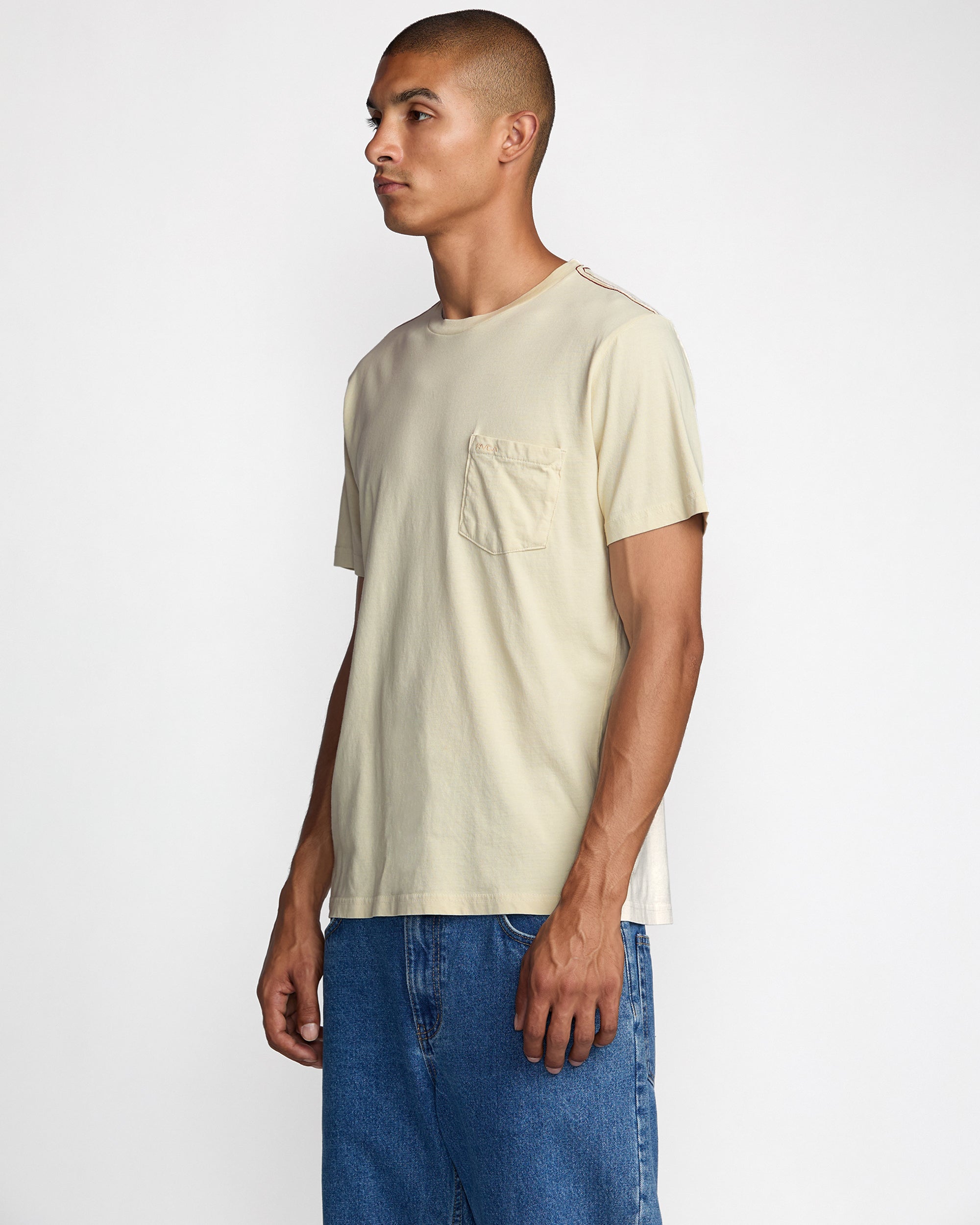 PTC 2 Pigment Short Sleeve - Ceramic | RVCA for sale