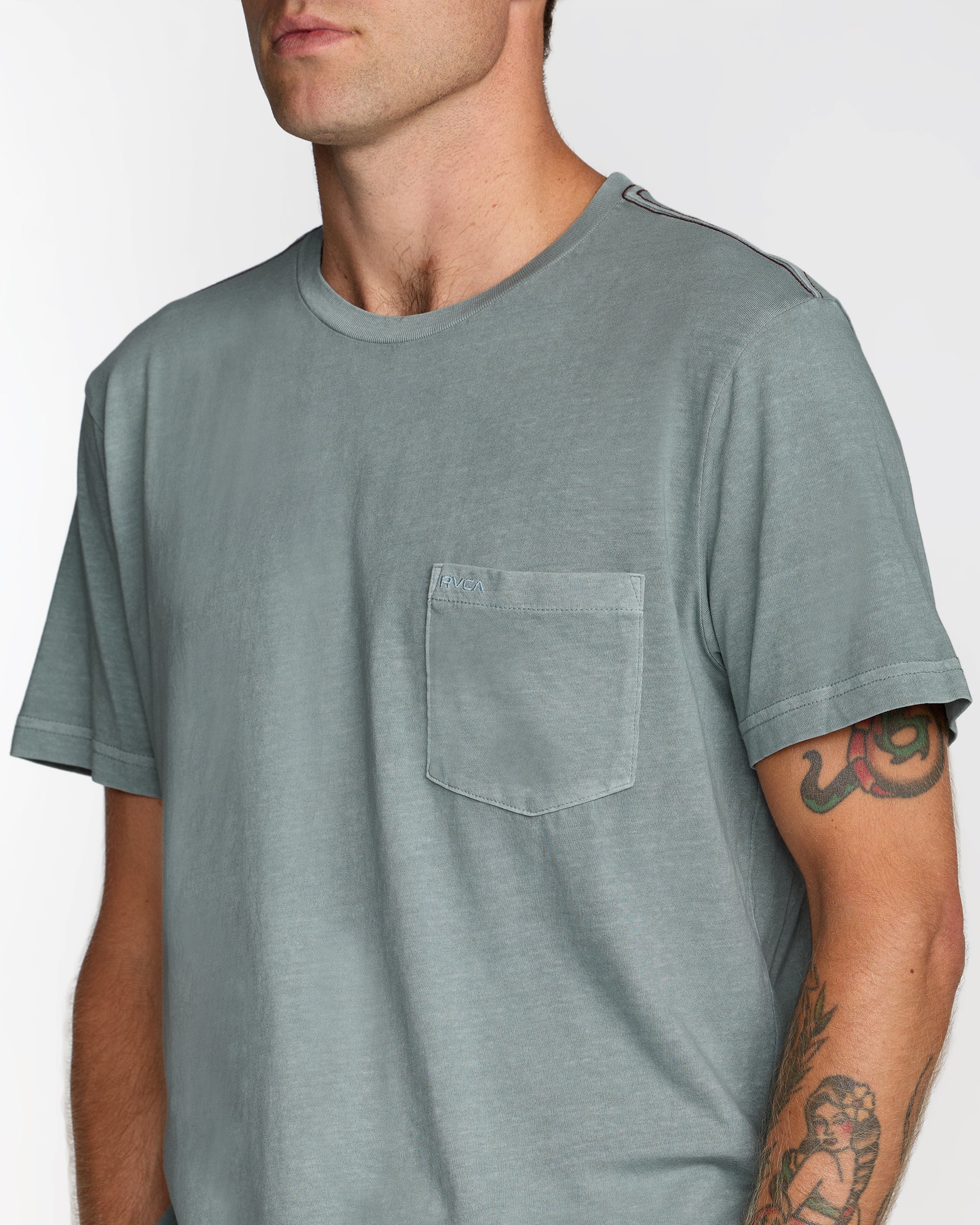 PTC 2 Pigment Short Sleeve Tee - Lead | RVCA on sale