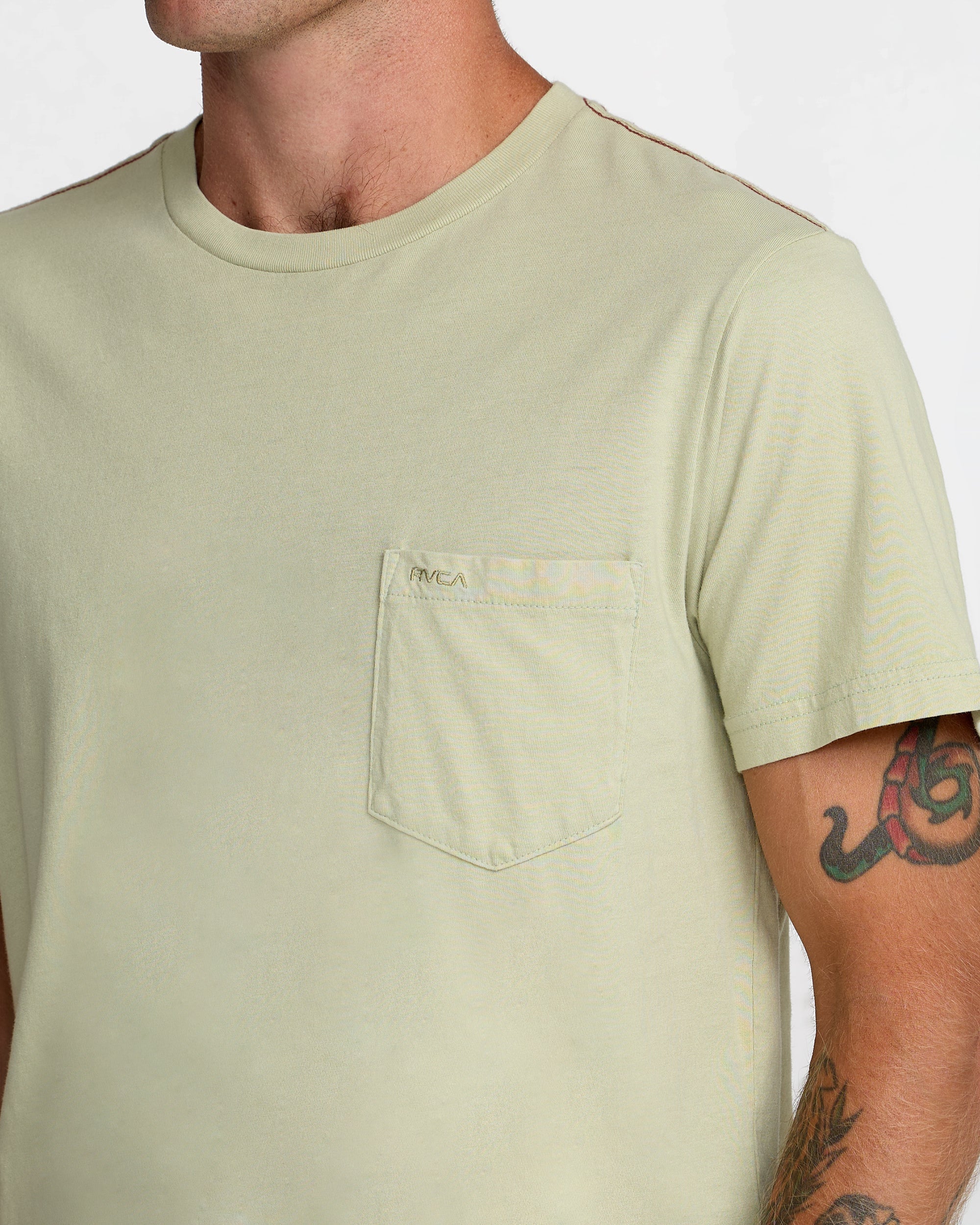 PTC 2 Pigment Short Sleeve Tee - Light Olive | RVCA near me