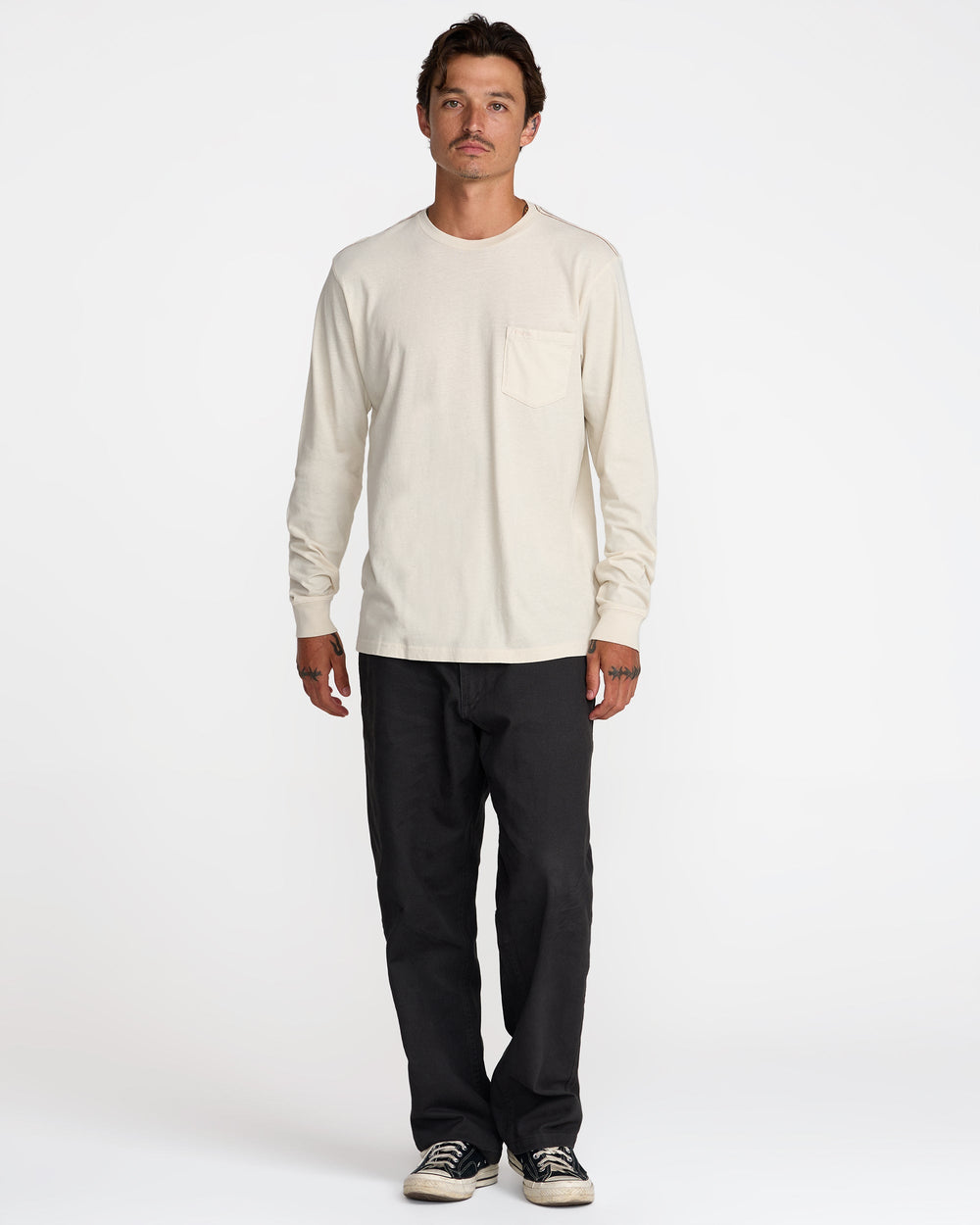 PTC Pigment Long Sleeve Tee - Ceramic | RVCA US
