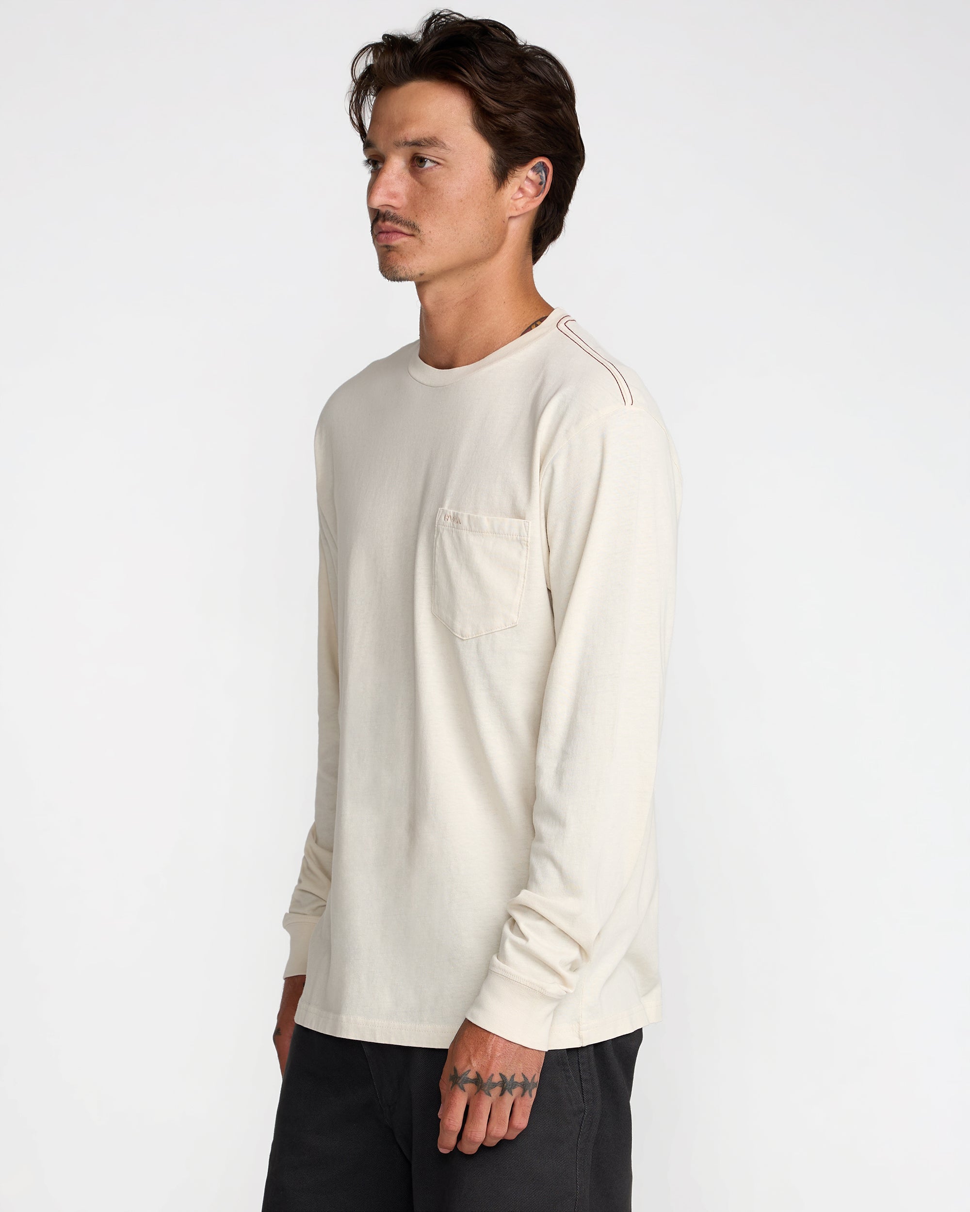 PTC Pigment Long Sleeve Tee - Ceramic | RVCA US