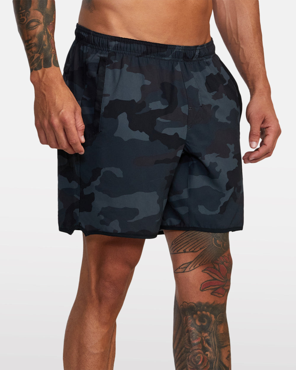 Yogger Stretch 17" Short - Camo | RVCA online