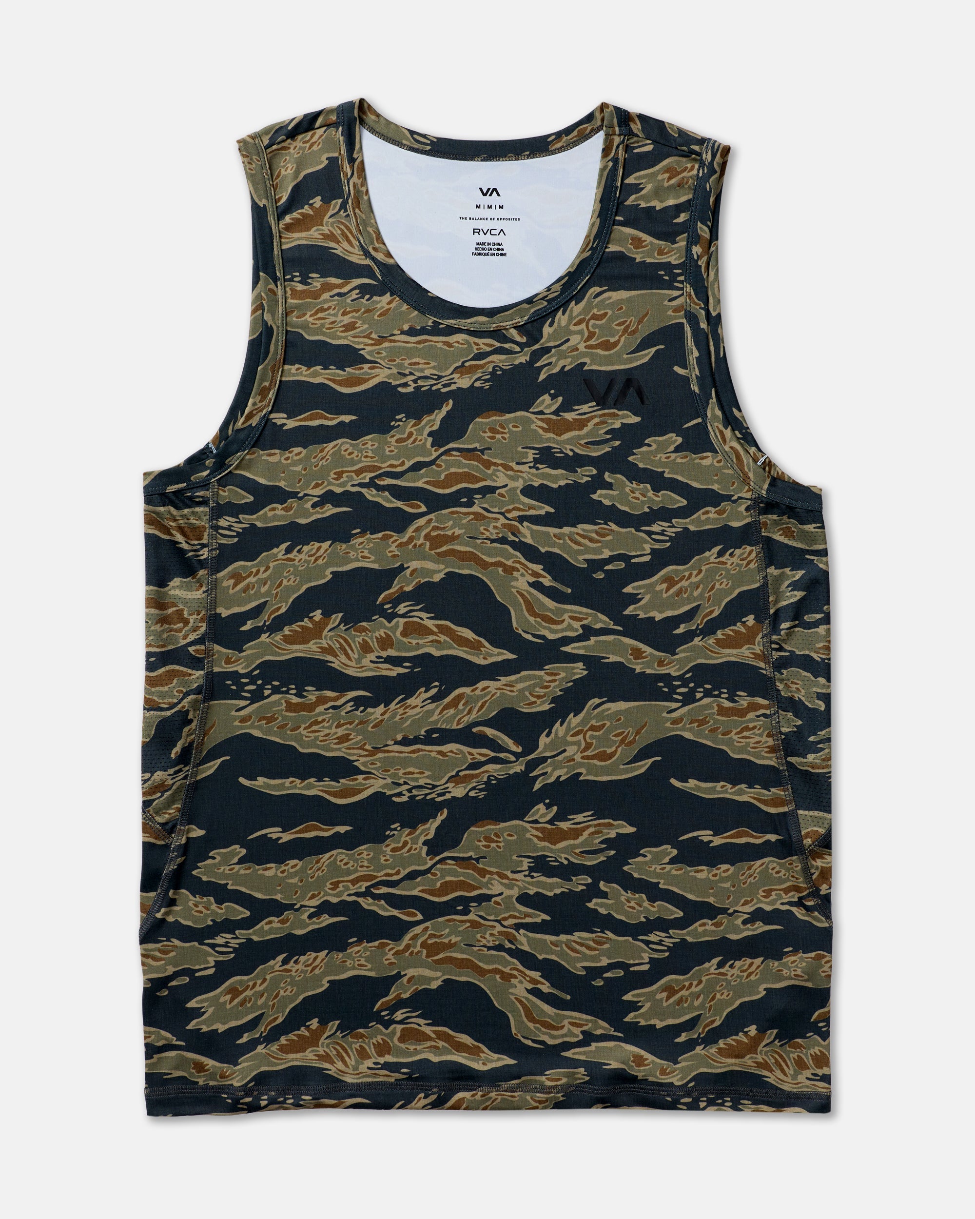 Sport Vent Sleeveless Tank Top - Tiger Camo | RVCA discount