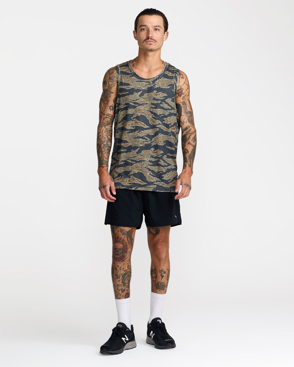 Sport Vent Sleeveless Tank Top - Tiger Camo | RVCA discount