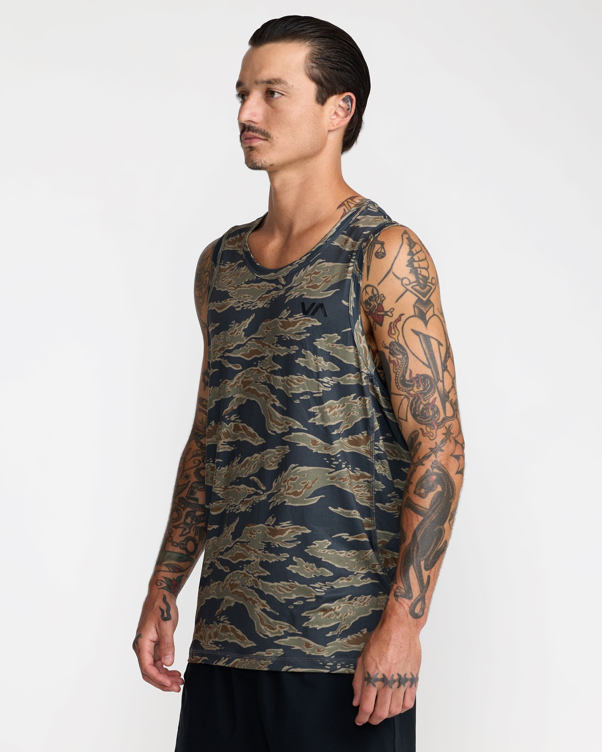 Sport Vent Sleeveless Tank Top - Tiger Camo | RVCA discount