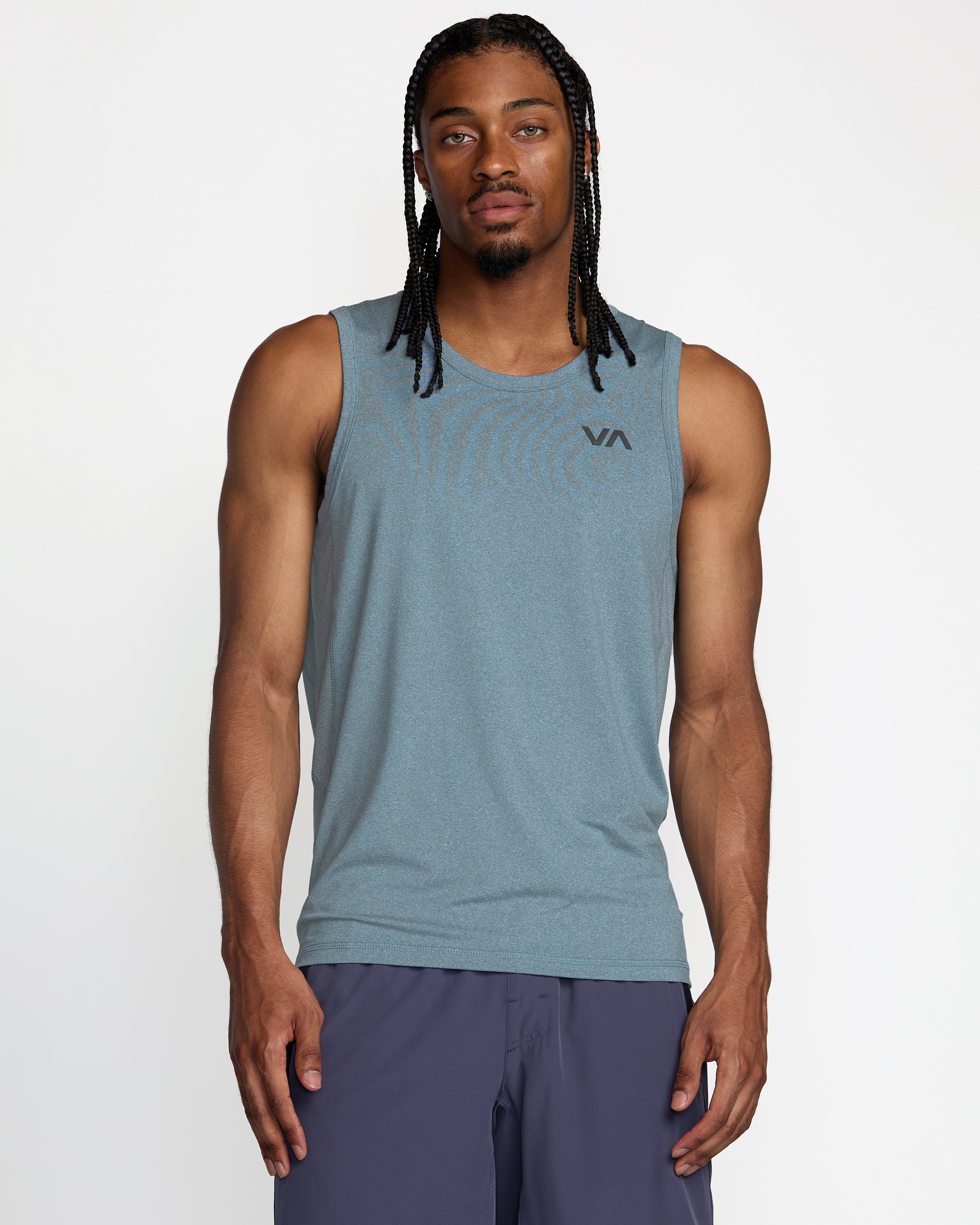 Sport Vent SL Tank - Vintage Navy Heather | RVCA online