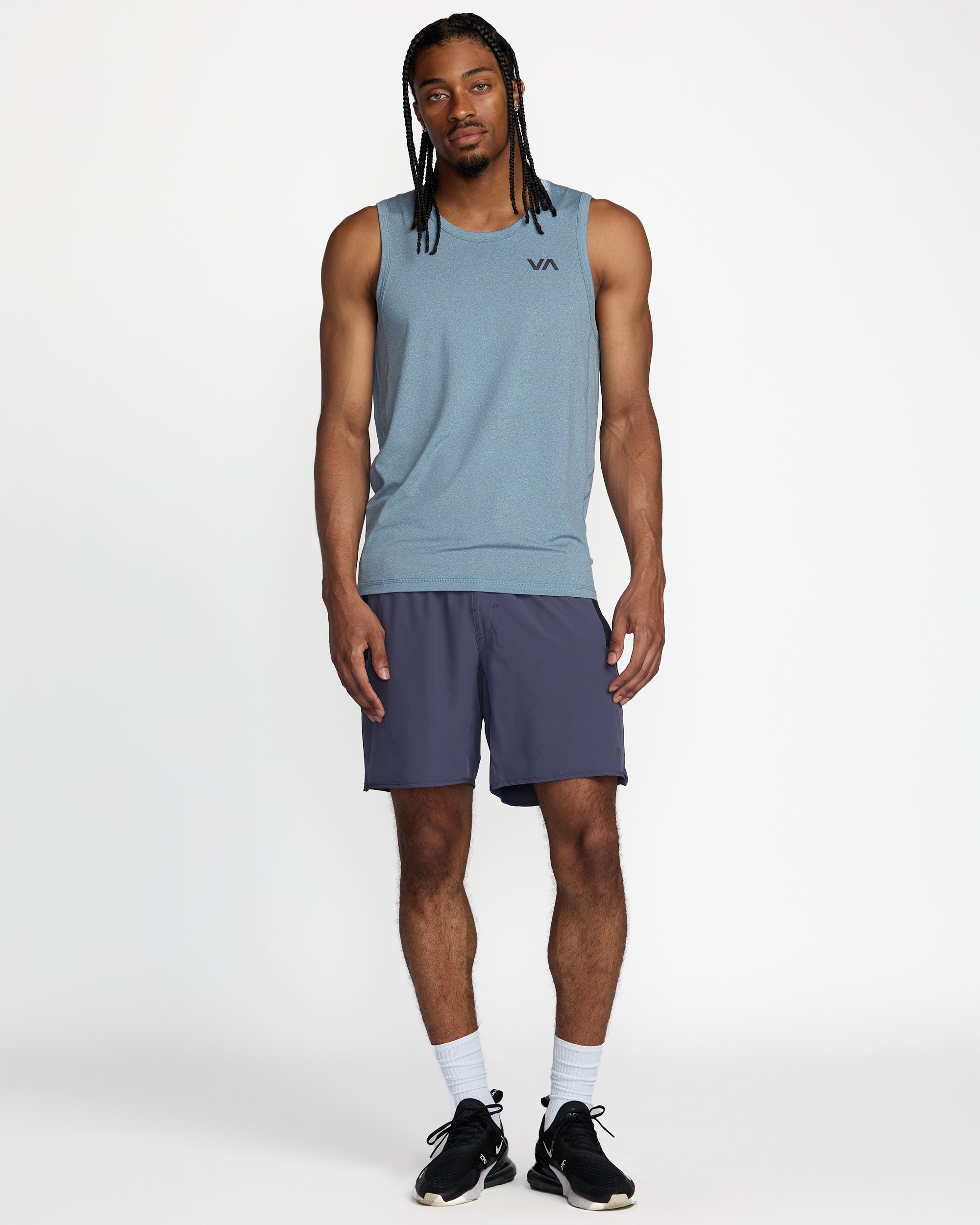 Sport Vent SL Tank - Vintage Navy Heather | RVCA online