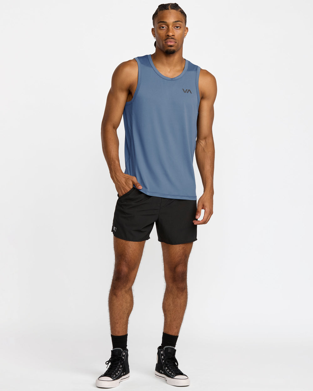 Sport Vent SL Tank - Vintage Navy | RVCA online